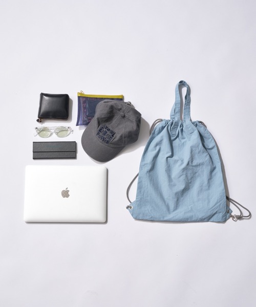 WHIMSIC（ウィムジック）の「【UNISEX】ナップサック（バックパック/リュック・メンズ・ホワイト/ブラック/ブルー・FREE）」の21枚目の写真