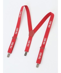 ピンクハウス♡サスペンダー♡新品未使用タグ付き PINK HOUSE（ピンクハウス）の「ロゴ入りサスペンダー