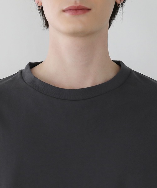 ASTRONOMY(アストロノミー)の「コットンミックスCOOLMAX(R)ビッグシルエットTシャツ(Tシャツ/カットソー・メンズ・ライトグレー/ホワイト/チャコール/ブラック/ホワイト系/ブルー・L/M/S/XL)」の20枚目の写真