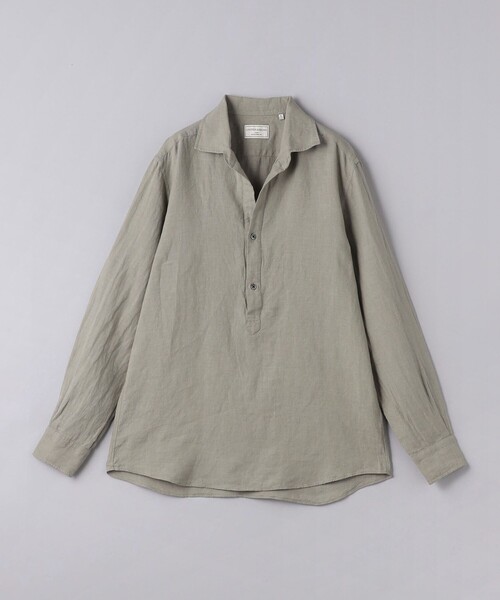 UNITED ARROWS（ユナイテッドアローズ）の「LIBECO プルオーバー シャツ（シャツ/ブラウス・メンズ・グレー/ブラック・XL/L/M/S）」の11枚目の写真