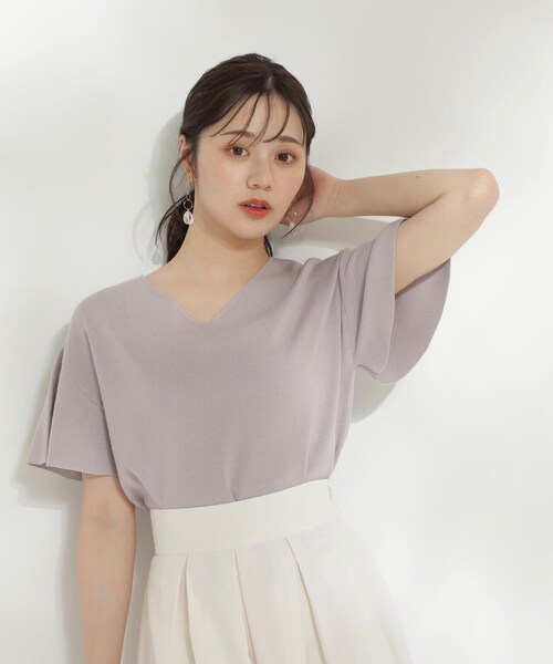 【セール】フレアスリーブニット / 1214170423(ニット/セーター)|PROPORTION BODY DRESSING(プロポーションボディドレッシング)