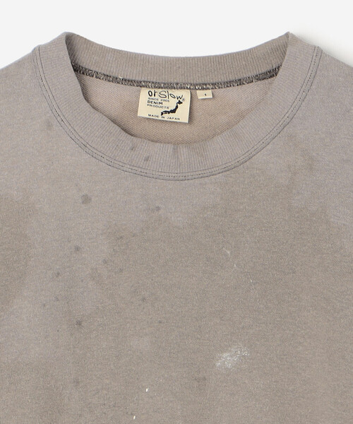 orSlow（オアスロウ）の「orSlow | サマーニット VINTAGE FINISHED WOMEN（スウェット・レディース・グレー系その他・1）」の4枚目の写真