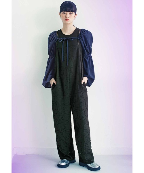 MEDE19F(メデジュウキュウ)の「MEDE19F コットンサッカー素材の袖だけボレロ(カーディガン/ボレロ・レディース・ネイビー/ブラック・LARGE/MEDIUM/XX-LARGE/X-LARGE)」の13枚目の写真