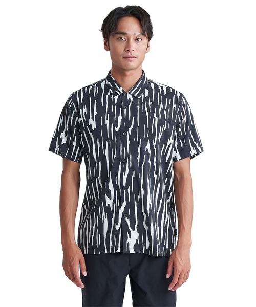 【セール】RIPPLES DNA ISLAND S/クイックシルバー半袖シャツ（シャツ/ブラウス）｜Quiksilver（クイックシルバー）