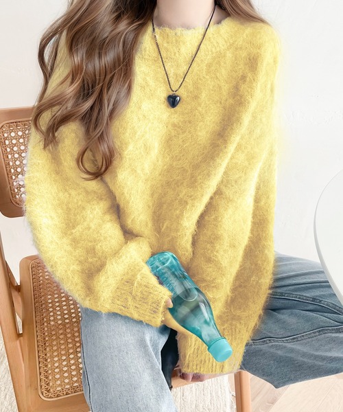 TODAYFUL - TODAYFUL  バルキーオーバーニット モカ 新品 セール】 シャギー レオパードプルオーバー （ニット・セーター
