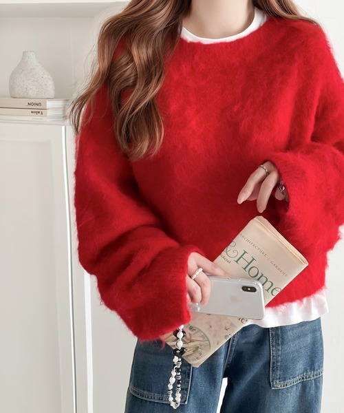 人気商品 セール】カジュアルに女性らしさをプラス。バルーンスリーブ短丈 トップス