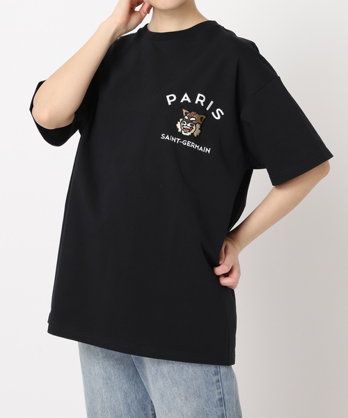 PARIS SAINT-GERMAIN(パリサンジェルマン)の「【Paris Saint-Germain】カレッジロゴ刺しゅう Tシャツ(Tシャツ/カットソー・メンズ・ホワイト/ブラウン/ブラック・X-LARGE/LARGE/MEDIUM/SMALL)」の14枚目の写真