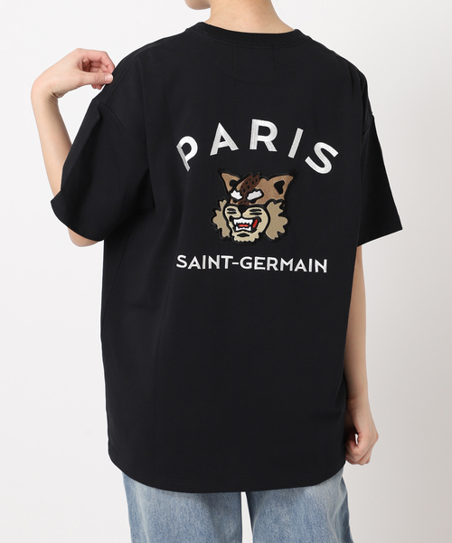 PARIS SAINT-GERMAIN(パリサンジェルマン)の「【Paris Saint-Germain】カレッジロゴ刺しゅう Tシャツ(Tシャツ/カットソー・メンズ・ホワイト/ブラウン/ブラック・X-LARGE/LARGE/MEDIUM/SMALL)」の13枚目の写真