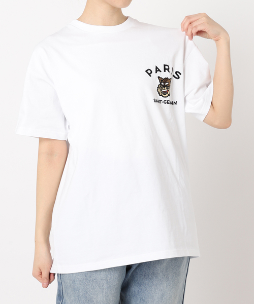 PARIS SAINT-GERMAIN(パリサンジェルマン)の「【Paris Saint-Germain】カレッジロゴ刺しゅう Tシャツ(Tシャツ/カットソー・メンズ・ホワイト/ブラウン/ブラック・X-LARGE/LARGE/MEDIUM/SMALL)」の12枚目の写真