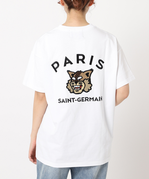 PARIS SAINT-GERMAIN(パリサンジェルマン)の「【Paris Saint-Germain】カレッジロゴ刺しゅう Tシャツ(Tシャツ/カットソー・メンズ・ホワイト/ブラウン/ブラック・X-LARGE/LARGE/MEDIUM/SMALL)」の11枚目の写真