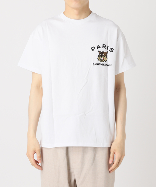 PARIS SAINT-GERMAIN(パリサンジェルマン)の「【Paris Saint-Germain】カレッジロゴ刺しゅう Tシャツ(Tシャツ/カットソー・メンズ・ホワイト/ブラウン/ブラック・X-LARGE/LARGE/MEDIUM/SMALL)」の8枚目の写真