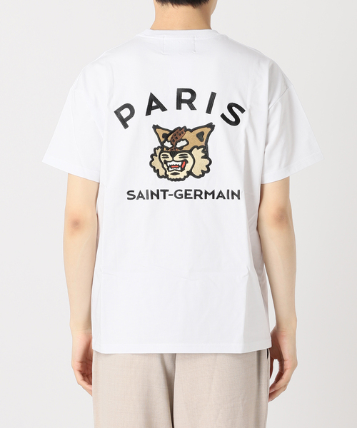 PARIS SAINT-GERMAIN(パリサンジェルマン)の「【Paris Saint-Germain】カレッジロゴ刺しゅう Tシャツ(Tシャツ/カットソー・メンズ・ホワイト/ブラウン/ブラック・X-LARGE/LARGE/MEDIUM/SMALL)」の7枚目の写真