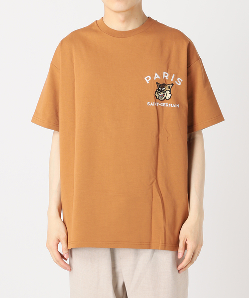 PARIS SAINT-GERMAIN(パリサンジェルマン)の「【Paris Saint-Germain】カレッジロゴ刺しゅう Tシャツ(Tシャツ/カットソー・メンズ・ホワイト/ブラウン/ブラック・X-LARGE/LARGE/MEDIUM/SMALL)」の6枚目の写真