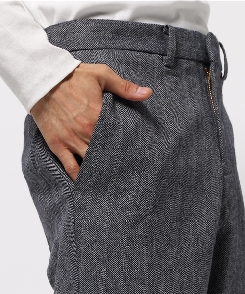 SEVENDAYS=SUNDAY（セブンデイズサンデイ）の「ウール混　ベーシックスラックス（その他パンツ・メンズ・その他/ネイビー・SMALL/MEDIUM/LARGE）」の8枚目の写真