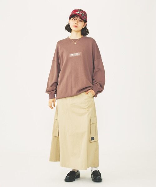 MILKFED.（ミルクフェド）の「WORK SKIRT（スカート・レディース・オリーブ/ベージュ/ネイビー・S/M）」の20枚目の写真