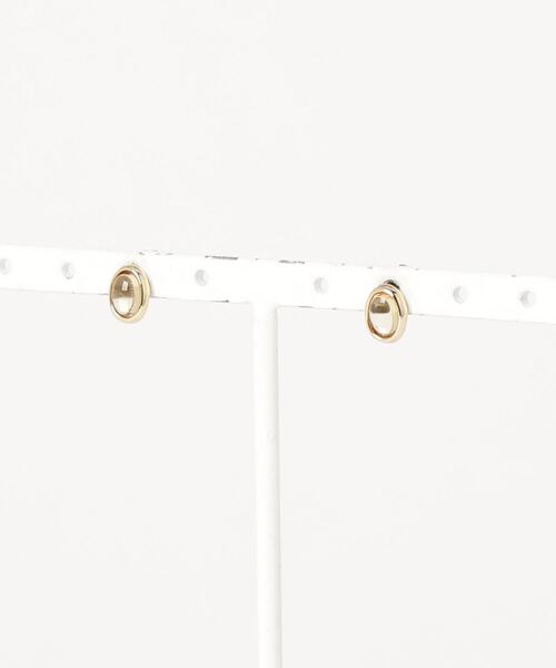 itam（アイタム）の「【itam】アイタム/ 天然石　NATURAL STONE オーバル ブラスピアス（ピアス（両耳用）・レディース・ホワイト/その他/ブルー/イエロー/ピンク・FREE）」の17枚目の写真
