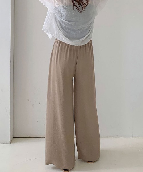 VIVID LADY(ビビッドレディー)の「夏ワイドパンツ レディース ボトムス(その他パンツ・レディース・ベージュ/ブラック/カーキ・FREE)」の11枚目の写真