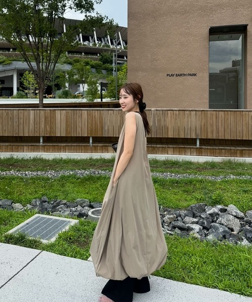 model：H167 着用サイズ：FREE カラー：BEIGE