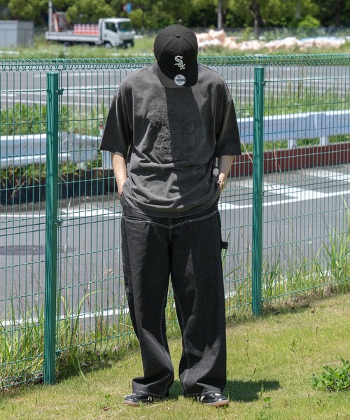 kutir（クティール）の「ビックロゴパウダー加工TEE（Tシャツ/カットソー・メンズ・ボルドー/オフホワイト/グレー/ブラック・MEDIUM/LARGE）」の9枚目の写真