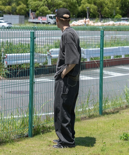 kutir（クティール）の「ビックロゴパウダー加工TEE（Tシャツ/カットソー・メンズ・ボルドー/オフホワイト/グレー/ブラック・MEDIUM/LARGE）」の12枚目の写真