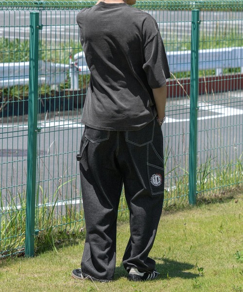 kutir（クティール）の「ビックロゴパウダー加工TEE（Tシャツ/カットソー・メンズ・ボルドー/オフホワイト/グレー/ブラック・MEDIUM/LARGE）」の13枚目の写真