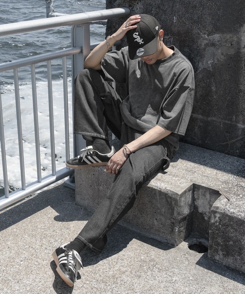 kutir（クティール）の「ビックロゴパウダー加工TEE（Tシャツ/カットソー・メンズ・ボルドー/オフホワイト/グレー/ブラック・MEDIUM/LARGE）」の16枚目の写真