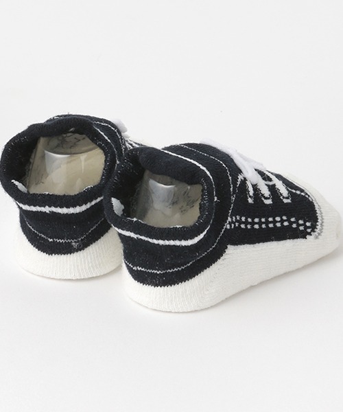 petit main(プティマイン)の「スニーカーカップソックス(ベビーシューズ/ベビーソックス・キッズ・トップグレー/ネイビー/ダークグリーン・9-11cm/11-13cm)」の5枚目の写真