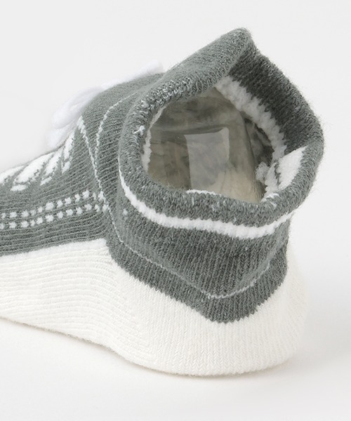 petit main(プティマイン)の「スニーカーカップソックス(ベビーシューズ/ベビーソックス・キッズ・トップグレー/ネイビー/ダークグリーン・9-11cm/11-13cm)」の11枚目の写真
