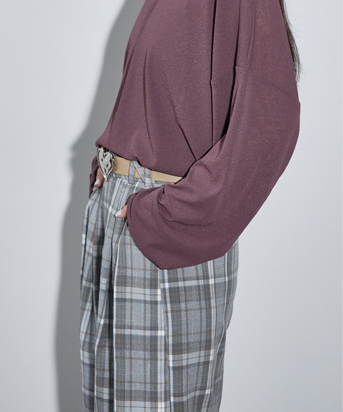 THE YOn（ザヨン）の「ハートモチーフバックルフェイクレザーベルト（ベルト・レディース・ブラック/ベージュ・FREE）」の8枚目の写真