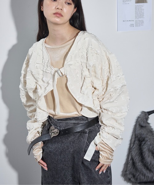 THE YOn（ザヨン）の「ハートモチーフバックルフェイクレザーベルト（ベルト・レディース・ブラック/ベージュ・FREE）」の15枚目の写真