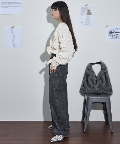 THE YOn（ザヨン）の「ハートモチーフバックルフェイクレザーベルト（ベルト・レディース・ブラック/ベージュ・FREE）」の12枚目の写真