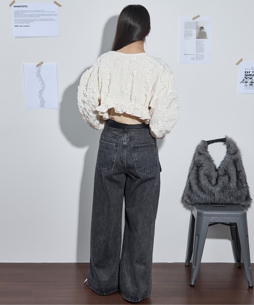 THE YOn（ザヨン）の「ハートモチーフバックルフェイクレザーベルト（ベルト・レディース・ブラック/ベージュ・FREE）」の11枚目の写真