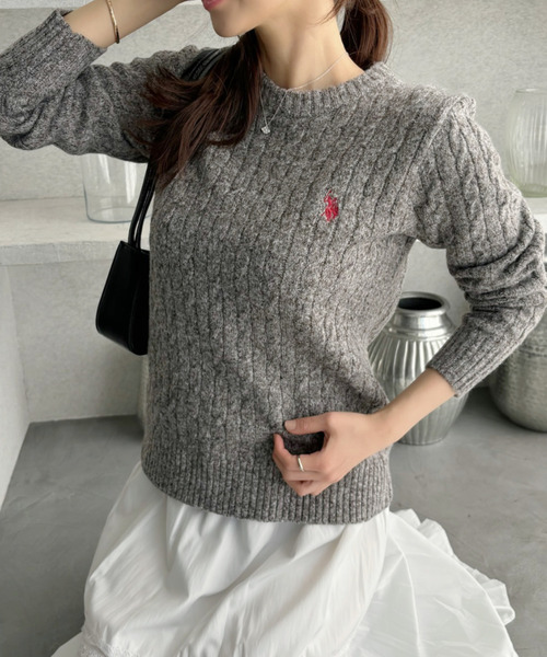 未使用タグ付き　PRL ポロベアコットンセーター　US：S ゆったりサイズ 未使用タグ付き PRL ポロベアコットンセーター US：S ゆったりサイズ