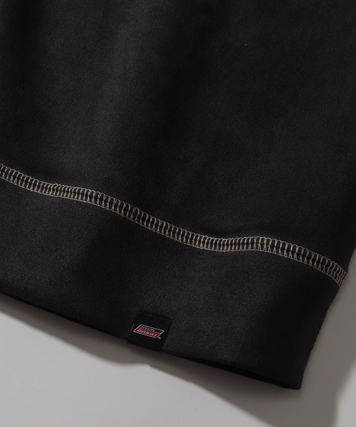 Dickies（ディッキーズ）の「【GENUINE DICKIES/ジェニュインディッキーズ】ポリスウェード 配色 ステッチ ハーフジップ 長袖 スウェット トレーナー（スウェット・メンズ・スミクロ/グリーン/ブルー/オフホワイト・XL/M/L）」の16枚目の写真