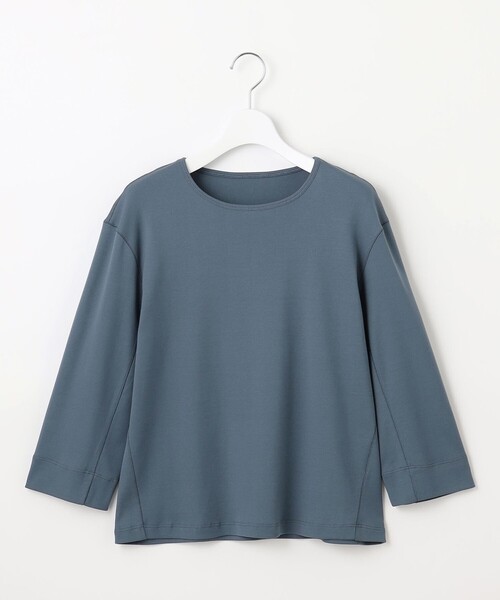J.PRESS(ジェイプレス)の「フライスジャージー カットソー(Tシャツ/カットソー・レディース・ダルブルー系/ライトグレー系/ホワイト系/ネイビー系・LARGE/MEDIUM)」の17枚目の写真