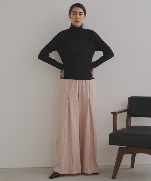 Libra Cue(リブラ キュー)の「コットンファスナーパンツ(その他パンツ・レディース・ピンク/ブラック・FREE)」の22枚目の写真