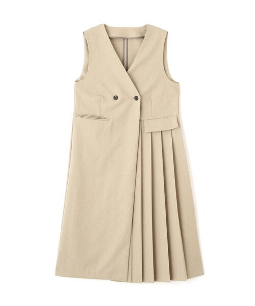 N.（N. Natural Beauty Basic）（エヌエヌナチュラルビューティーベーシック）の「◆◇プリーツジャンパースカート（ジャンパースカート・レディース・ブラウン/ベージュ/ブラック・MEDIUM）」の18枚目の写真