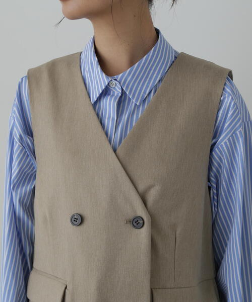 N.（N. Natural Beauty Basic）（エヌエヌナチュラルビューティーベーシック）の「◆◇プリーツジャンパースカート（ジャンパースカート・レディース・ブラウン/ベージュ/ブラック・MEDIUM）」の16枚目の写真