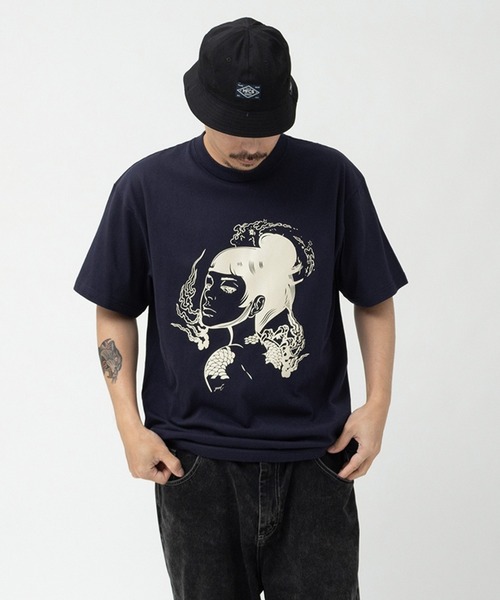 MFC STORE（エムエフシーストア）の「MFC STORE JOINT WORK FOR "MWC" #1（Tシャツ/カットソー・メンズ・ブラック/グリーン系/ホワイト/ネイビー・XXL/XL/L/M/S）」の7枚目の写真