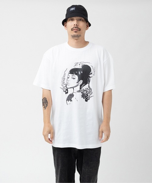 MFC STORE（エムエフシーストア）の「MFC STORE JOINT WORK FOR "MWC" #1（Tシャツ/カットソー・メンズ・ブラック/グリーン系/ホワイト/ネイビー・XXL/XL/L/M/S）」の22枚目の写真