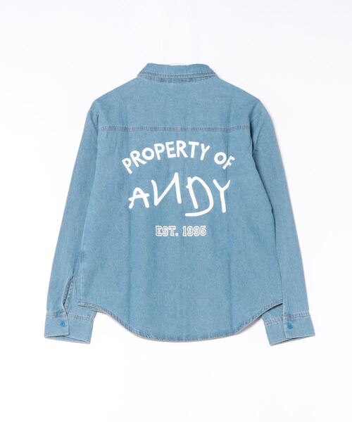 Disney（ディズニー）の「親子お揃い ディズニー トイ・ストーリー 刺繍シャツ 9617A（シャツ/ブラウス・レディース・ライトインディゴブルー・M/L/XL/S）」の5枚目の写真