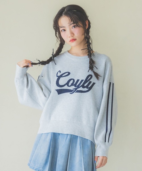 repipi armario(レピピ アルマリオ)の「【洗えるニット】Coylyルーズニット(ニット/セーター・キッズ・アイボリー/ブラック/グレー/ブルー/ネイビー/チャコールグレー・MEDIUM/LARGE/SMALL)」の4枚目の写真