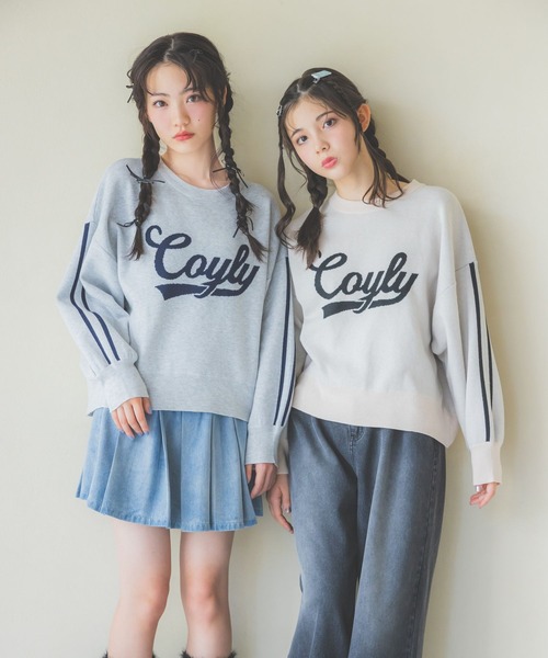 repipi armario(レピピ アルマリオ)の「【洗えるニット】Coylyルーズニット(ニット/セーター・キッズ・アイボリー/ブラック/グレー/ブルー/ネイビー/チャコールグレー・MEDIUM/LARGE/SMALL)」の7枚目の写真