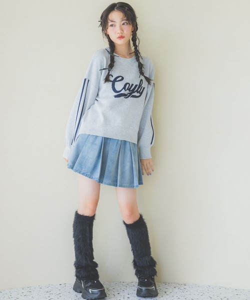 repipi armario(レピピ アルマリオ)の「【洗えるニット】Coylyルーズニット(ニット/セーター・キッズ・アイボリー/ブラック/グレー/ブルー/ネイビー/チャコールグレー・MEDIUM/LARGE/SMALL)」の12枚目の写真