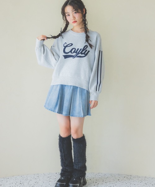 repipi armario(レピピ アルマリオ)の「【洗えるニット】Coylyルーズニット(ニット/セーター・キッズ・アイボリー/ブラック/グレー/ブルー/ネイビー/チャコールグレー・MEDIUM/LARGE/SMALL)」の14枚目の写真