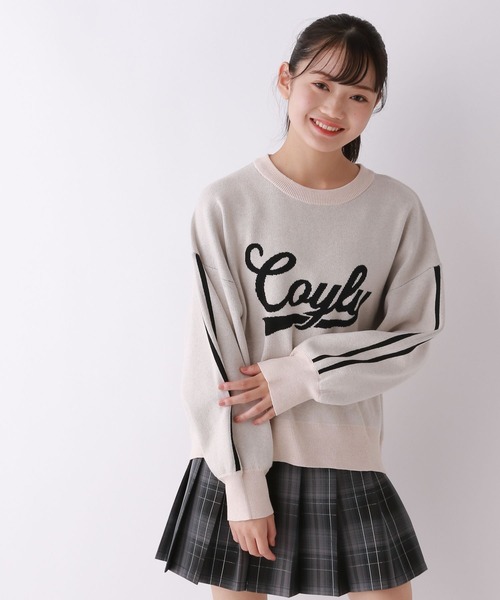 repipi armario(レピピ アルマリオ)の「【洗えるニット】Coylyルーズニット(ニット/セーター・キッズ・アイボリー/ブラック/グレー/ブルー/ネイビー/チャコールグレー・MEDIUM/LARGE/SMALL)」の15枚目の写真