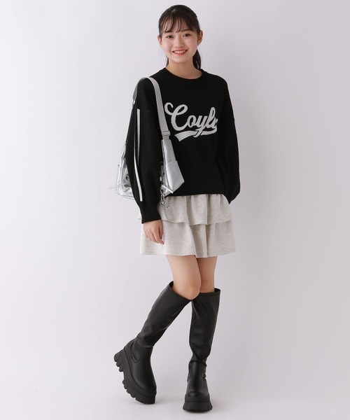 repipi armario(レピピ アルマリオ)の「【洗えるニット】Coylyルーズニット(ニット/セーター・キッズ・アイボリー/ブラック/グレー/ブルー/ネイビー/チャコールグレー・MEDIUM/LARGE/SMALL)」の17枚目の写真