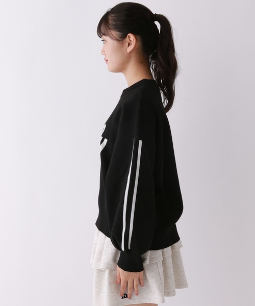 repipi armario(レピピ アルマリオ)の「【洗えるニット】Coylyルーズニット(ニット/セーター・キッズ・アイボリー/ブラック/グレー/ブルー/ネイビー/チャコールグレー・MEDIUM/LARGE/SMALL)」の22枚目の写真