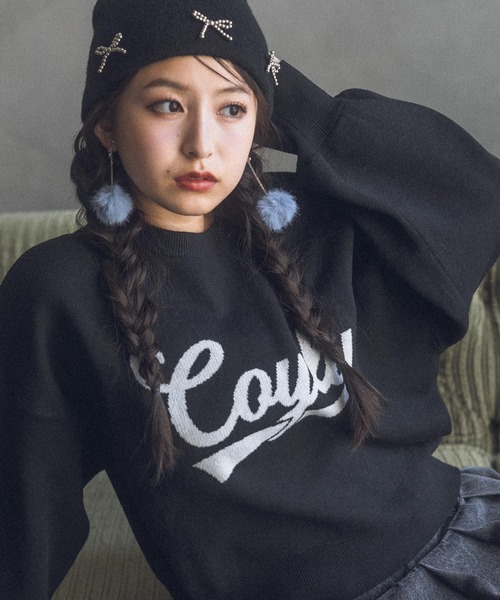 セール】【洗えるニット】Coylyルーズニット（ニット/セーター