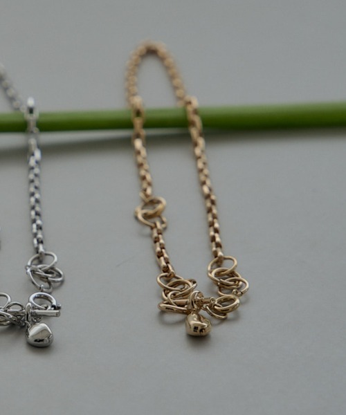 Cubic chain circle necklace（ネックレス）｜LE'RURE（リルアー）